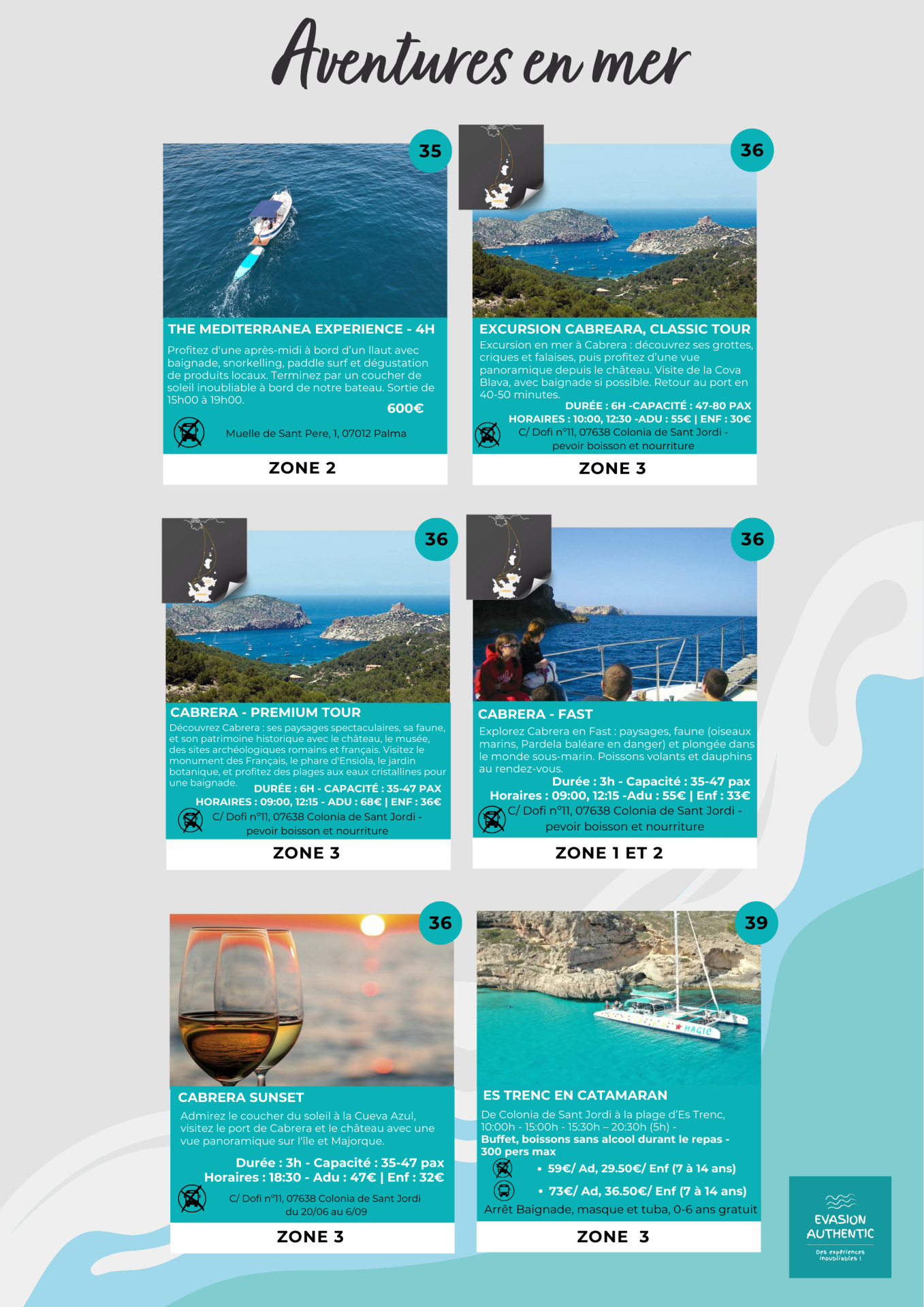Aventure en mer e