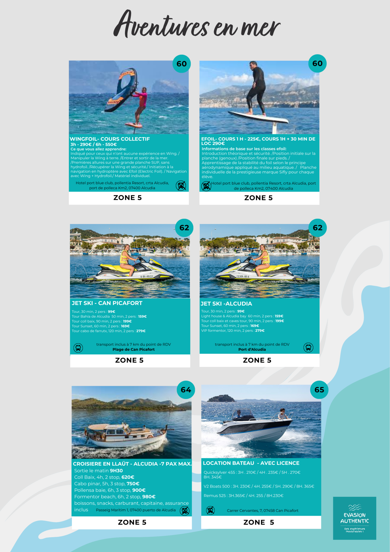 Aventure en mer i