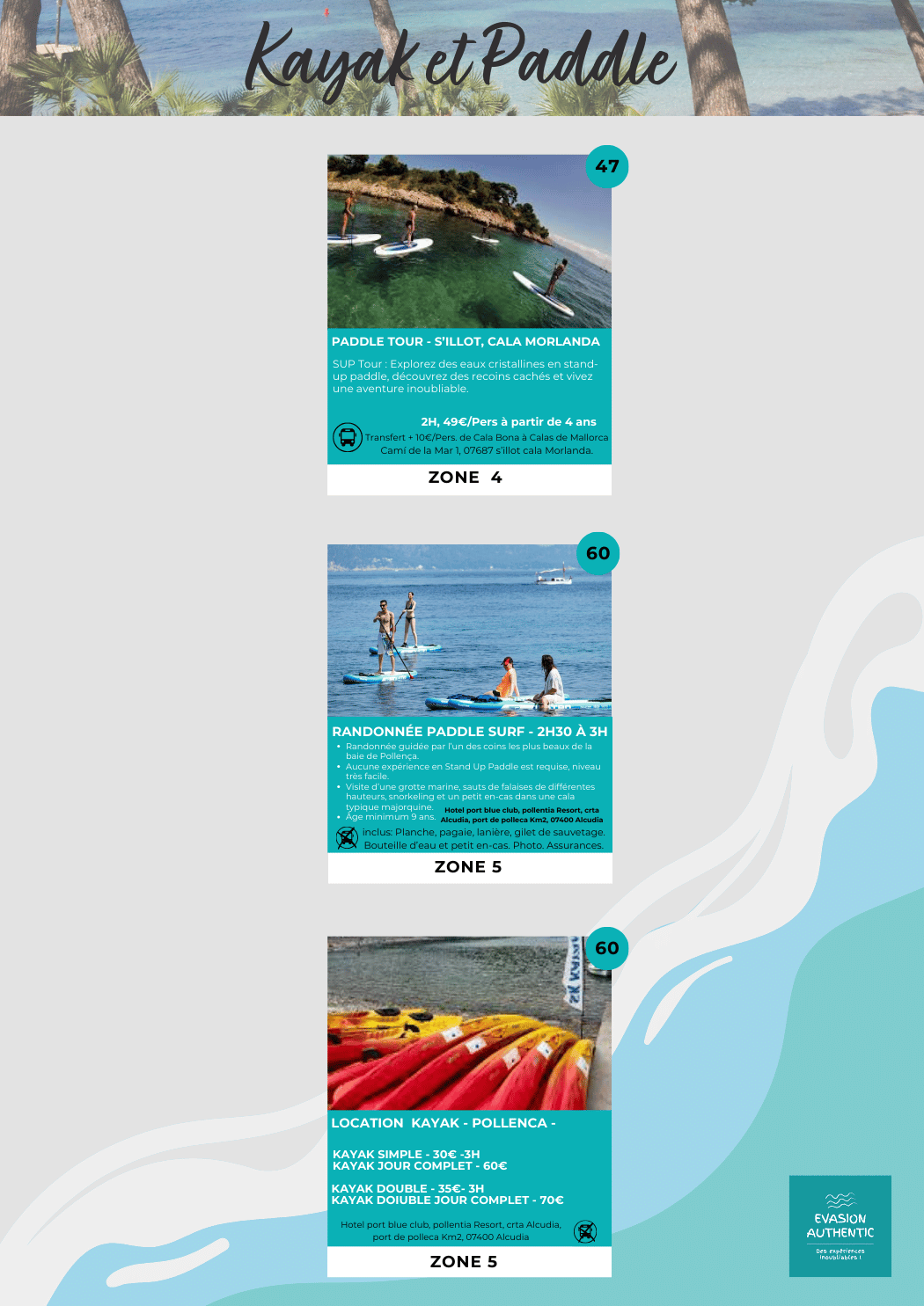 Kayak et paddle b